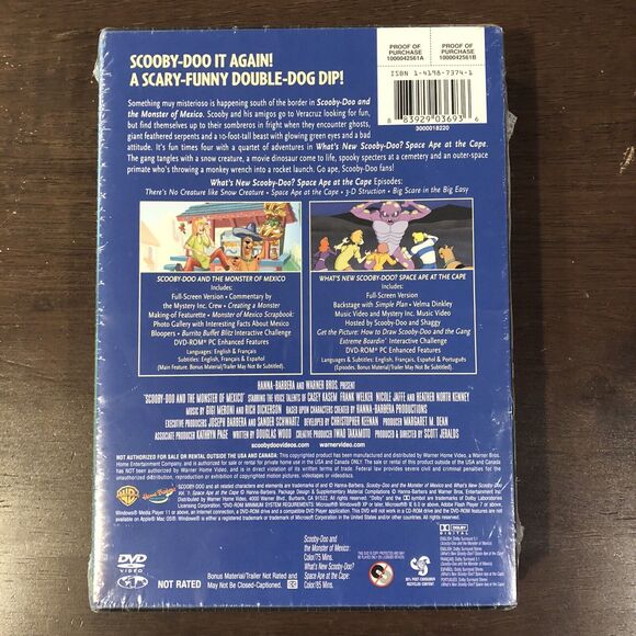 Scooby-Doo Double Feature DVD The The Monster of Mexico & Space Ape at the Cape - Picture 2 of 4